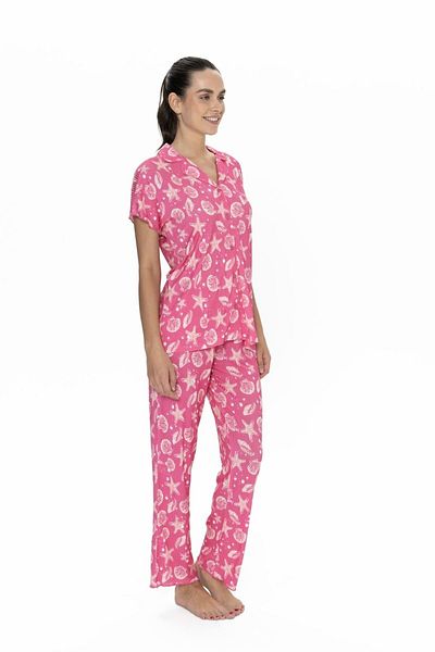 U.S. Polo Assn. Women's Fusya Short Sleeve Pajama Set U.S. Polo Assn. 20084