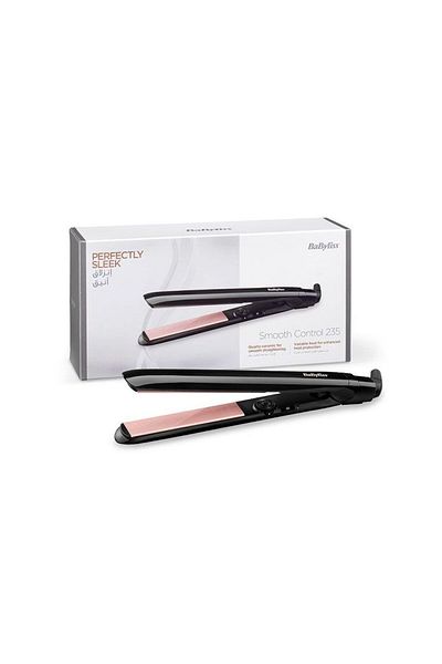 BABYLİSS Baybliss Perfectly Sleek Hair Straightener Smooth Control 235 ST298SDE - Black