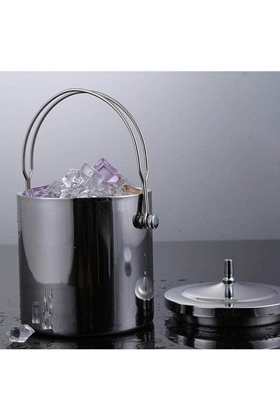 ABAREEK Stainless steel ice bucket  1.1L