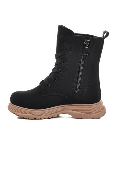 WALKWAY Leonis P Black-Salmon Kids Boots