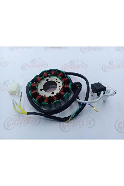 SVNMOTOR Cg 200 Statör 12 Li Bezsiz 32-93-30 Mm 3 Delik 5 Kablo