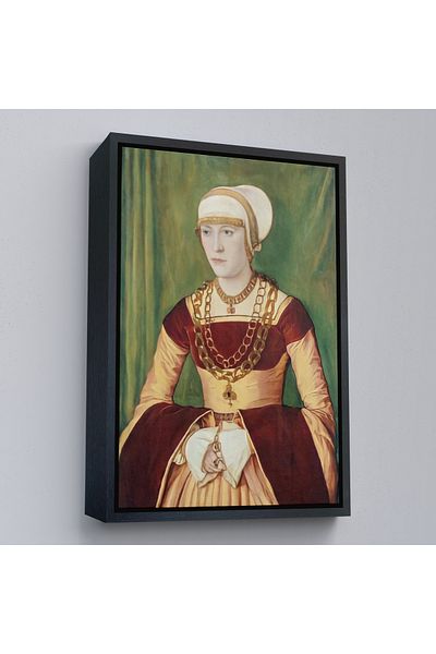 Harita Sepeti Pictură de Ursula Rudolph de Barthel Beham într-un cadru de aur