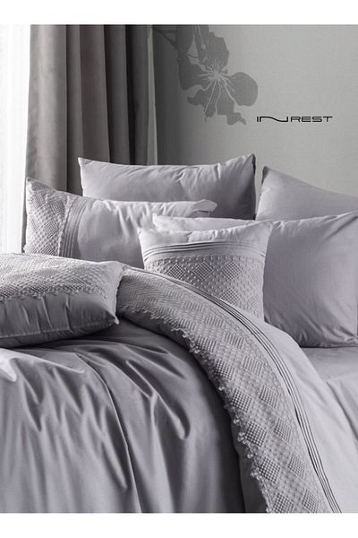 INREST طقم غطاء لحاف كولومبين (بدون حشو) قطن 100% مقاس مفرد 160×230 سم - 5 قطع