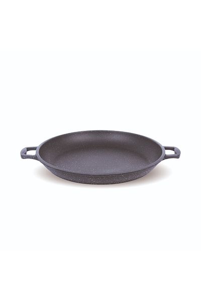 FMS Black Cast Pancake Double Handle - 36cm