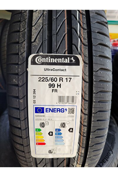 Continental 225/60R17 Ultra Contact 99H FR Set olarak (4 ADET) A serisi 69db 2025 Üretim*