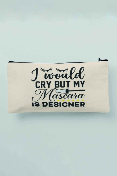 qoeuyl boutique Косметичка - Туш для вій Mascara Kalk懵 Designer Бежева Тканин...