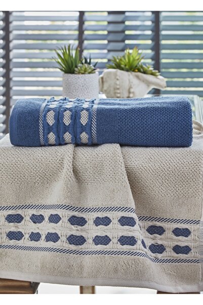 Dantela Код-9841 50x90/70x140 Жаккардовий бавовняний набір рушників для ванно...