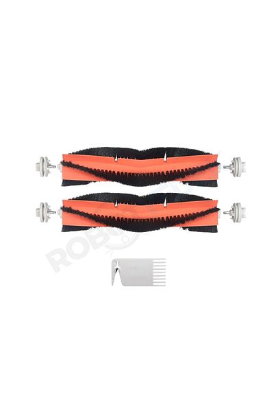 robotyedek Dreame X40 Ultra L40 Ultra Compatible Main Brush and Cleaning Comb-3 Pieces
