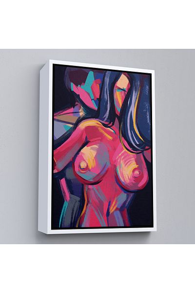 Harita Sepeti Tablou de cuplu sexy cu cadru alb