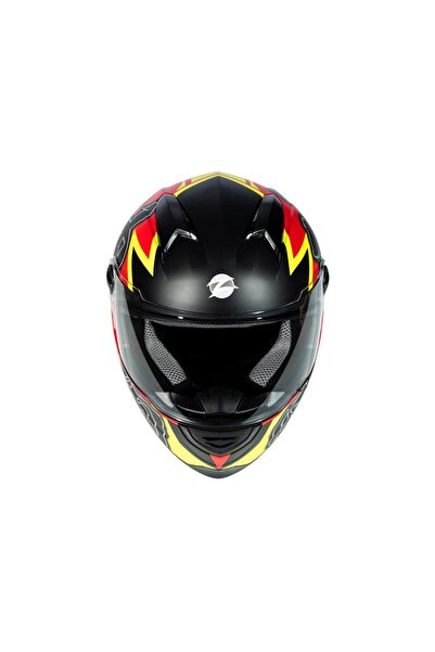 ZEUS ZS-811A AL31 Matt Red Fluo Yellow Kapalı Kask