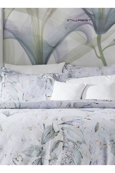 INREST Twill Single Duvet Cover Set (Without Filling) Cotton 100% Single Size 160x230 cm - 5 Pieces