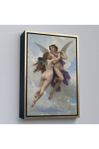 Harita Sepeti Картина на платно с кафява рамка от Уилям Адолф Бугро, 1890 г.