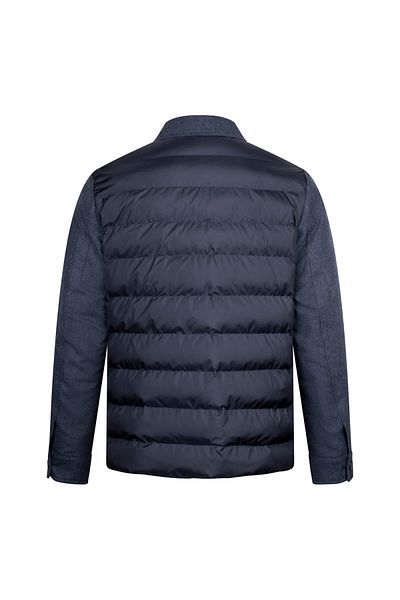 Hatemoğlu Μάλλινο παλτό με κολάρο Navy Blue Regular Fit