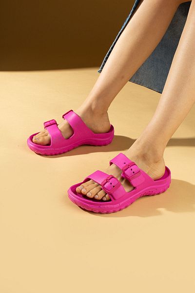 Pembe Potin Παντόφλες σανδάλι Fusya Eva Unisex Sea, Beach, Doctor and Nurse - Comfort Comfortable