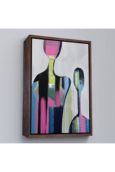 Harita Sepeti Tablou Pop Art Abstract People cu cadru alb