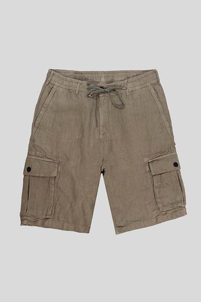 GMG FIRENZE Cargo Model 100% Linen Men's Shorts