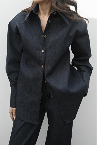 My Blog Sötétkék Bonn ing nadrág farmer szett - 901115