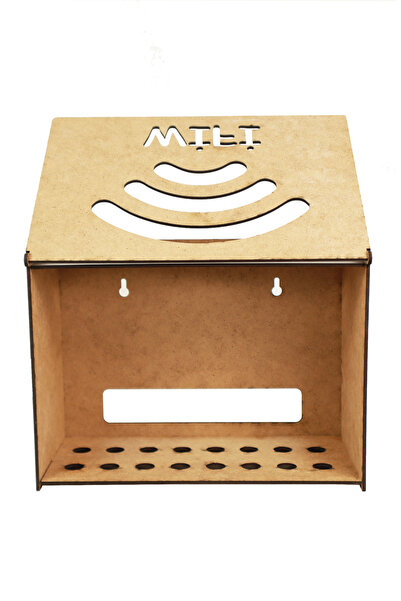 kutuTR Black Decorative Modem Storage Box - Wifi Functionality
