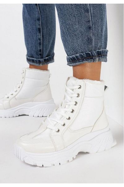 B T Shoes White Macey High-top Sneakers