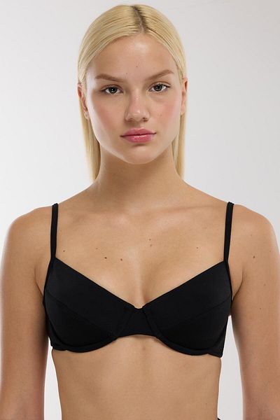 AYYILDIZ 63561 Top de bikini negru