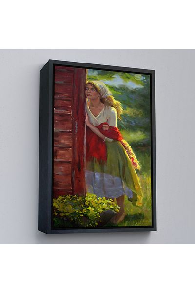 Harita Sepeti Michelle Murray Pictură murală American Peasant cu cadru auriu