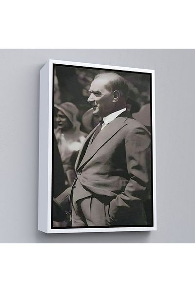 Harita Sepeti Pictură Ataturk cu cadru alb