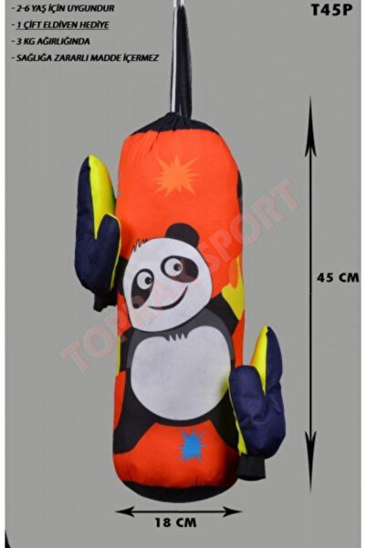 Leyaton Boks Torbası Seti Çocuk Eldivenli Kum Torbası