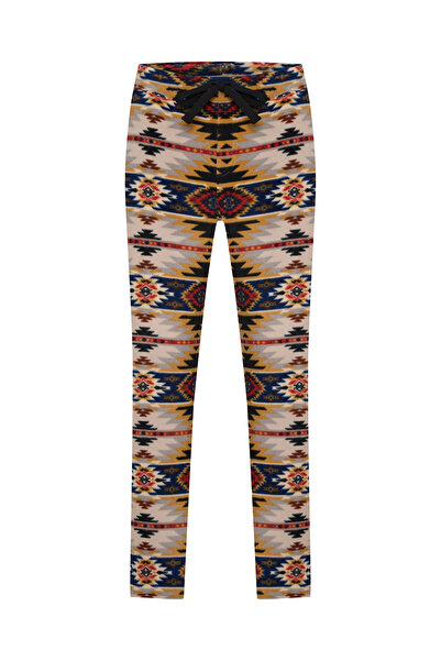 Mudo Patterned Fleece Pajama Bottoms