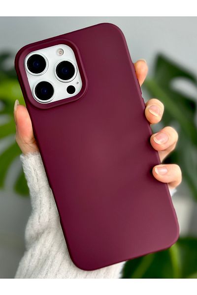 Go Aksesuar iPhone 16 Promax Compatible Velvet Flexible Silicone Stain Resistant Launch Case