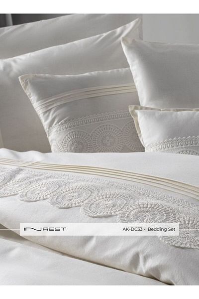 INREST طقم غطاء لحاف بيلفلور (بدون حشو) قطن 100% مقاس مفرد 160×230 سم - 5 قطع