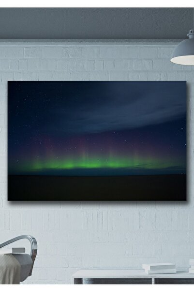 Hediyeler Kapında Kuzey Işıkları Kanvas Duvar Tablo 70x100