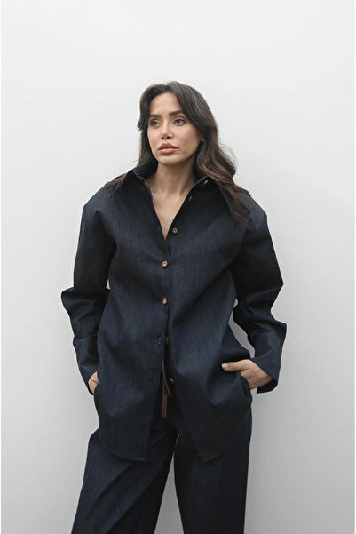 My Blog Sötétkék Bonn ing nadrág farmer szett - 901115