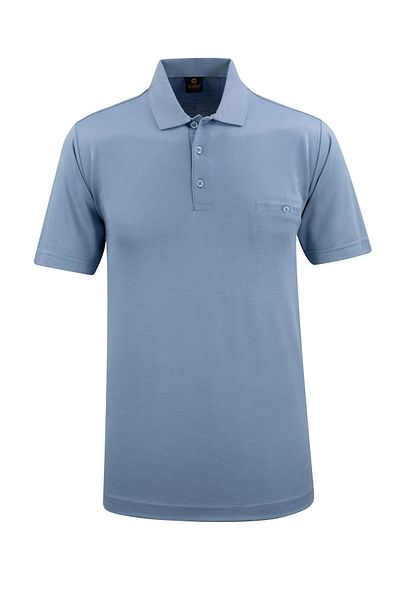 Çizgi Triko Ανδρικό μπλουζάκι Polo Neck Classic Fit με τσέπη - 5107