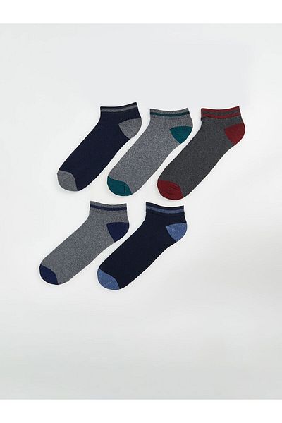 LC Waikiki Color Blocked Ανδρικά Μποτάκια Κάλτσες 5 τεμαχίων