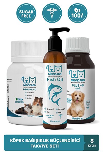 muvicado Köpek Bağışıklık Sistemi Destekleyici Tablet Mulvitaminli Damla Somo...