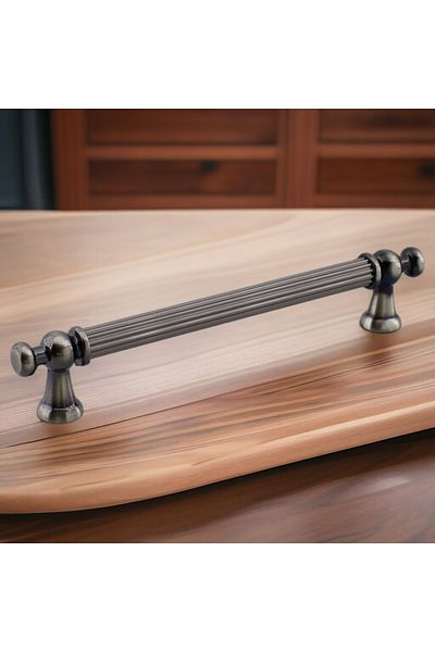 Badem10 Selçuklu Metal nichel antic 192 mm Mobilier Bucătărie Sertar Dulap Dulap Mânere de ușă Mâner