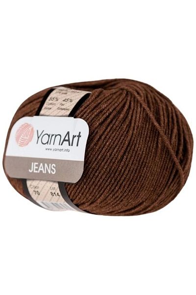Yarnart Γνώρισε το νήμα πλεξίματος Amigurumi Jeans σε πακέτο 5 τεμαχίων 70 καφέ νήμα Amigurumi για μωρά.