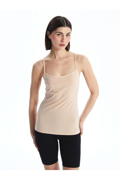 LC Waikiki قميص نسائي بياقة على شكل حرف U من Peak New Season