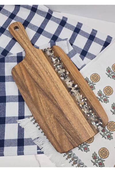 HomeTarz Acacia Cutting Board - Rectangle Cutting Board - 40 cm