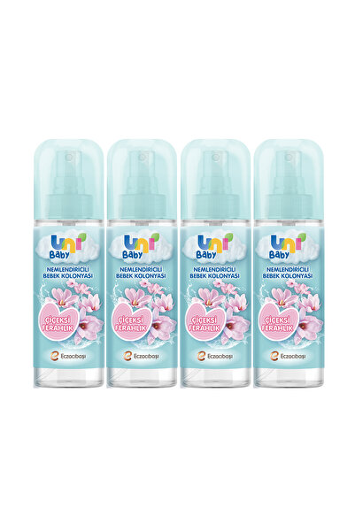 Uni Baby Kolonya Çiçeksi Kokular 150 ml X 4 Adet