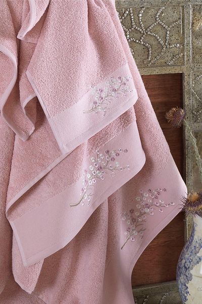 Ellia Soft Julia 100% Cotton Σετ Πετσέτες 3 τεμαχίων - Σετ Τουρκικού Μπάνιου - Μπάνιο πολυτελείας