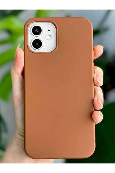 Go Aksesuar حافظة إطلاق من السيليكون السائل المخملي المتوافق مع هاتف Iphone 12 و12 Pro مقاومة للبقع
