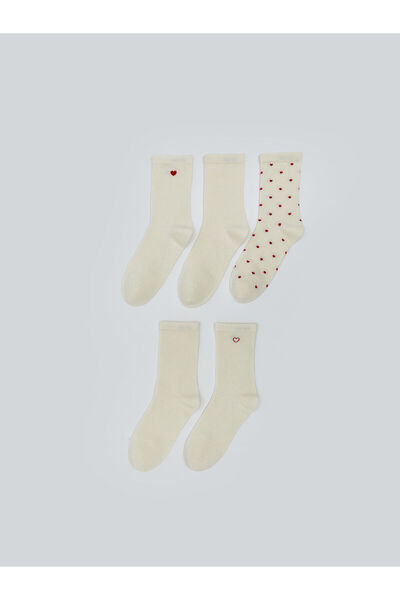 LC Waikiki Set of 5 Patterned Women's Socks