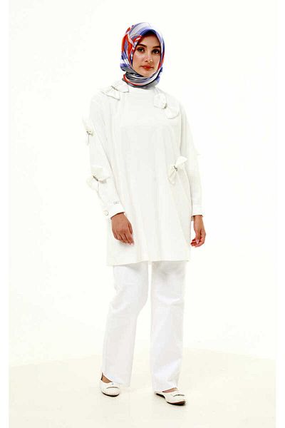 Setrms 2424179   Stoned Bow Detailed Tunic