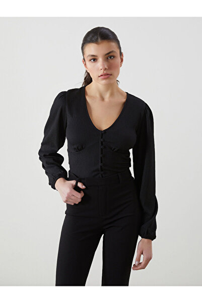 LC Waikiki Özmarka New Season V-Neck Women's Blouse