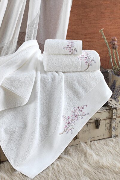 Ellia Soft Julia Set prosoape 3 piese 100% bumbac - Set baie turceasca - Baie...