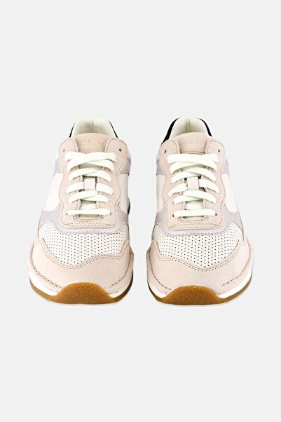 CLARKS Women Standard Fit Craft Tor Casual Shoes, Off White