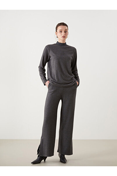 LC Waikiki بنطال نسائي واسع الساق بخصر مطاطي