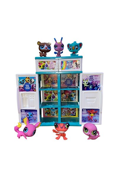 Minişler Pet Shop Minişler Dolabı Ve Sevimli 6 Adet Miniş Oyuncak Seti