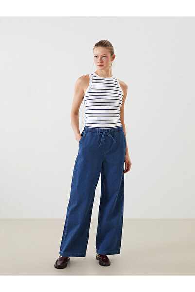 LC Waikiki Γυναικείο τζιν παντελόνι Özmarka New Season Wideleg